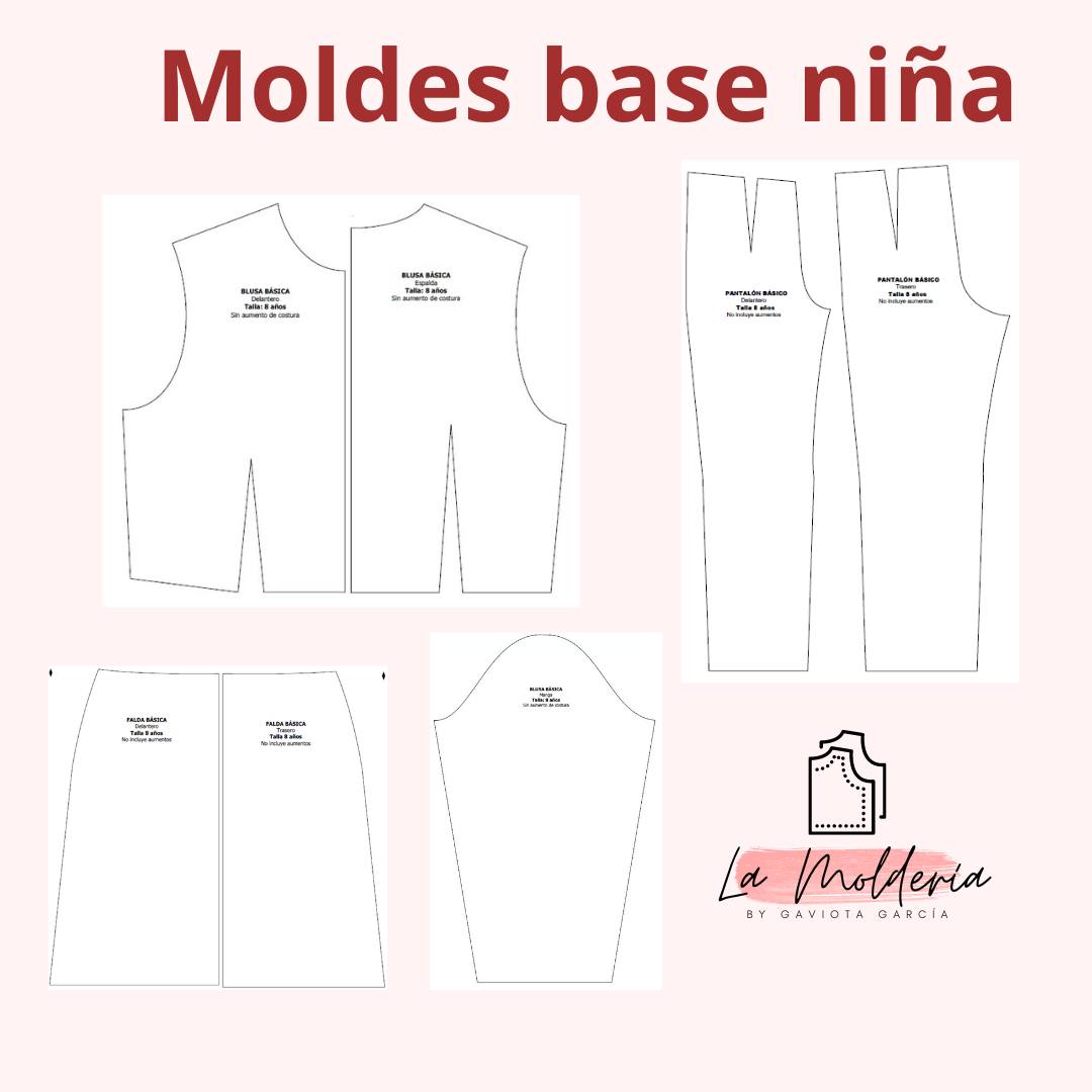 Moldes Base Niña - Moldes Digitales