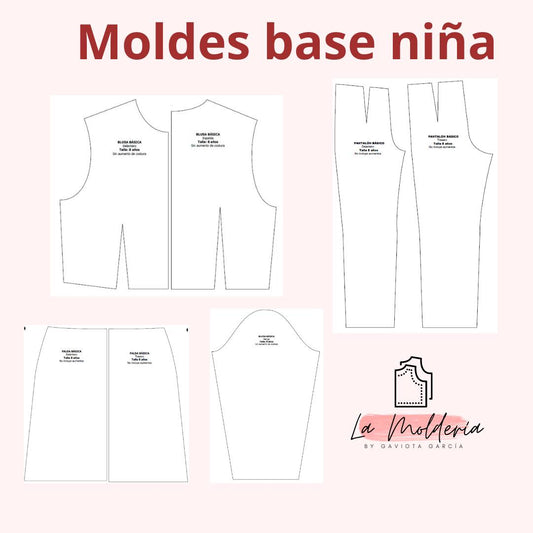 Moldes Base Niña - Moldes Digitales