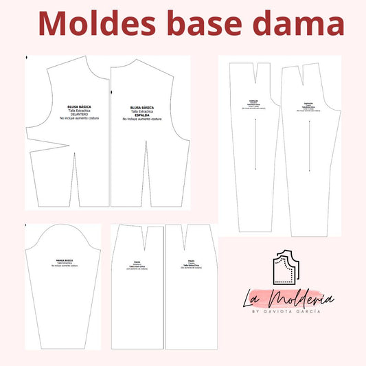 Moldes Base Dama - Moldes Digitales
