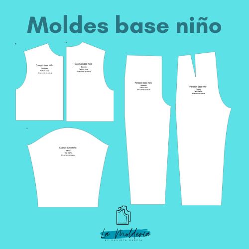 Moldes Base Niño - Moldes Digitales