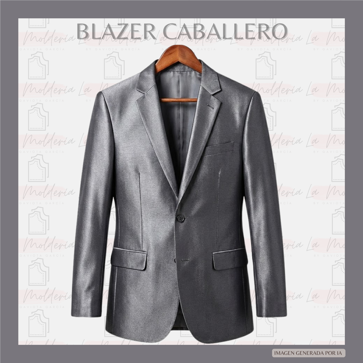 Blazer Caballero - Molde Digital
