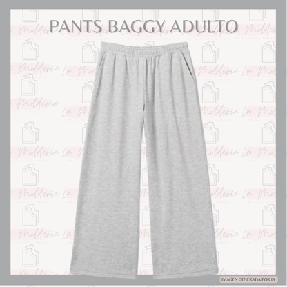 Pants Baggy - Molde digital